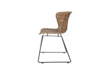 WINGS CHAIR NATUR POLY RATTAN OUTDOOR    - CHAIRS, STOOLS